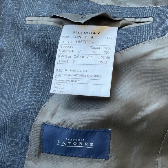 Custom-Made Italian Men’s Suit - Picture 9 of 11